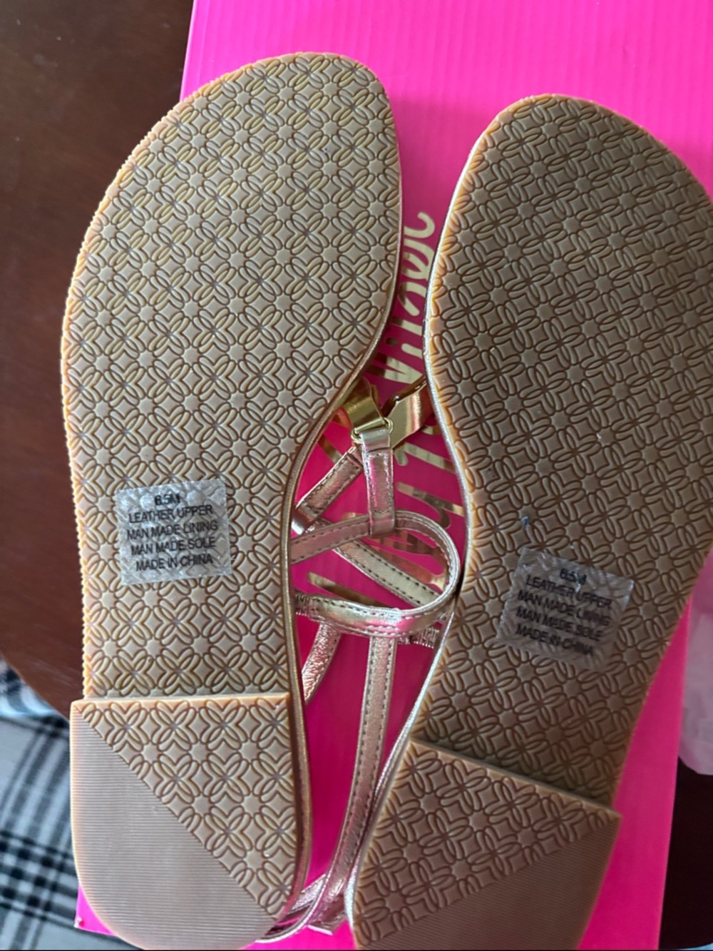Lilly Pulitzer Leena Sandal in Gold Metallic - Picture 7 of 9